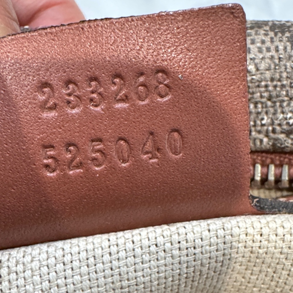 Authentic Gucci Pinkish Brown and Red Patterned Messenger Bag - Picture 14 of 16